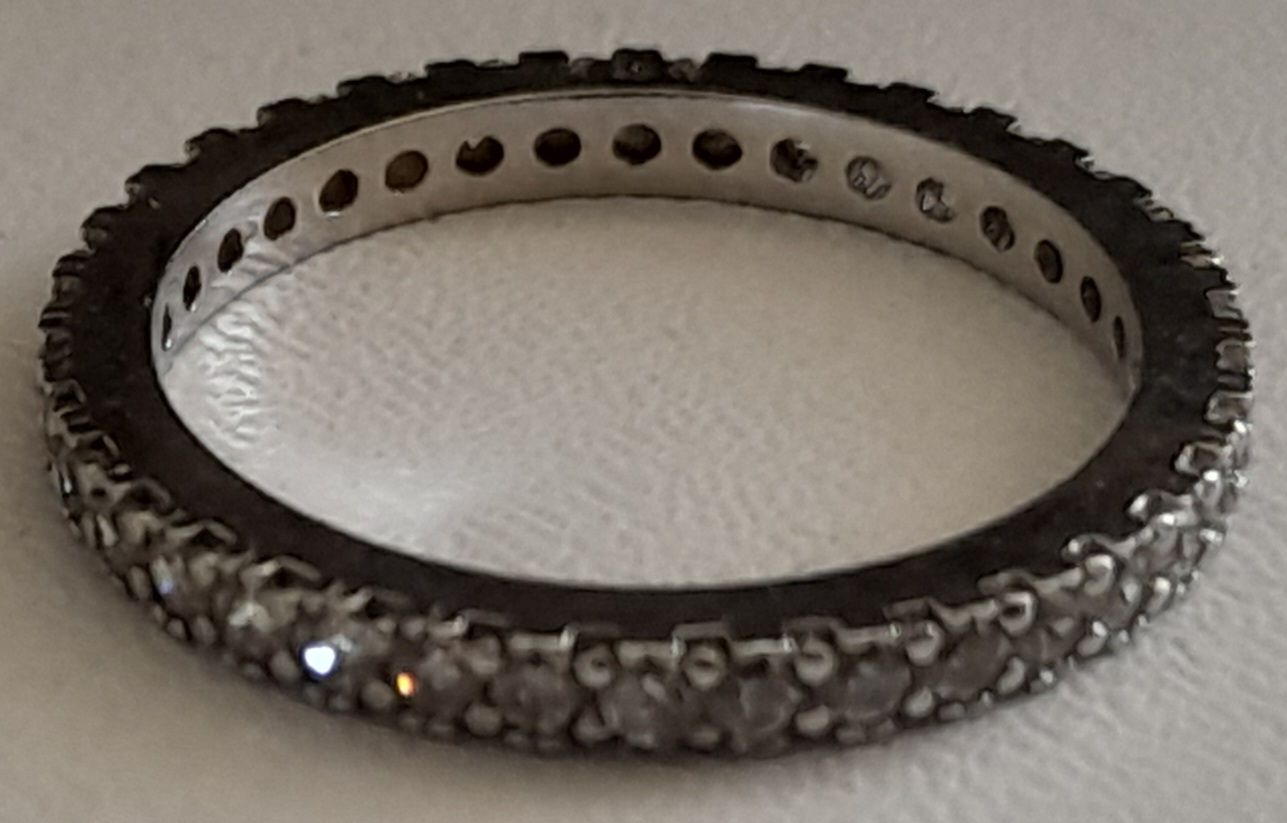 Bagues: Alliance en Or blanc 14cts/585 – D'occasion à Lausanne par Glam-Luxe 6