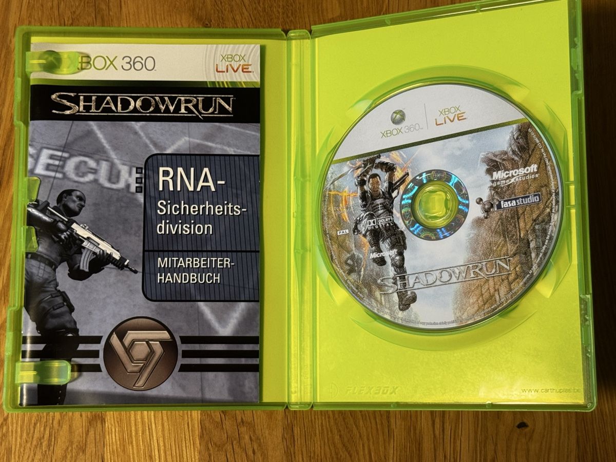 Spiele: Shadowrun - CIB - Xbox 360 – Gebraucht aus Uster von GamesAndStuff 2