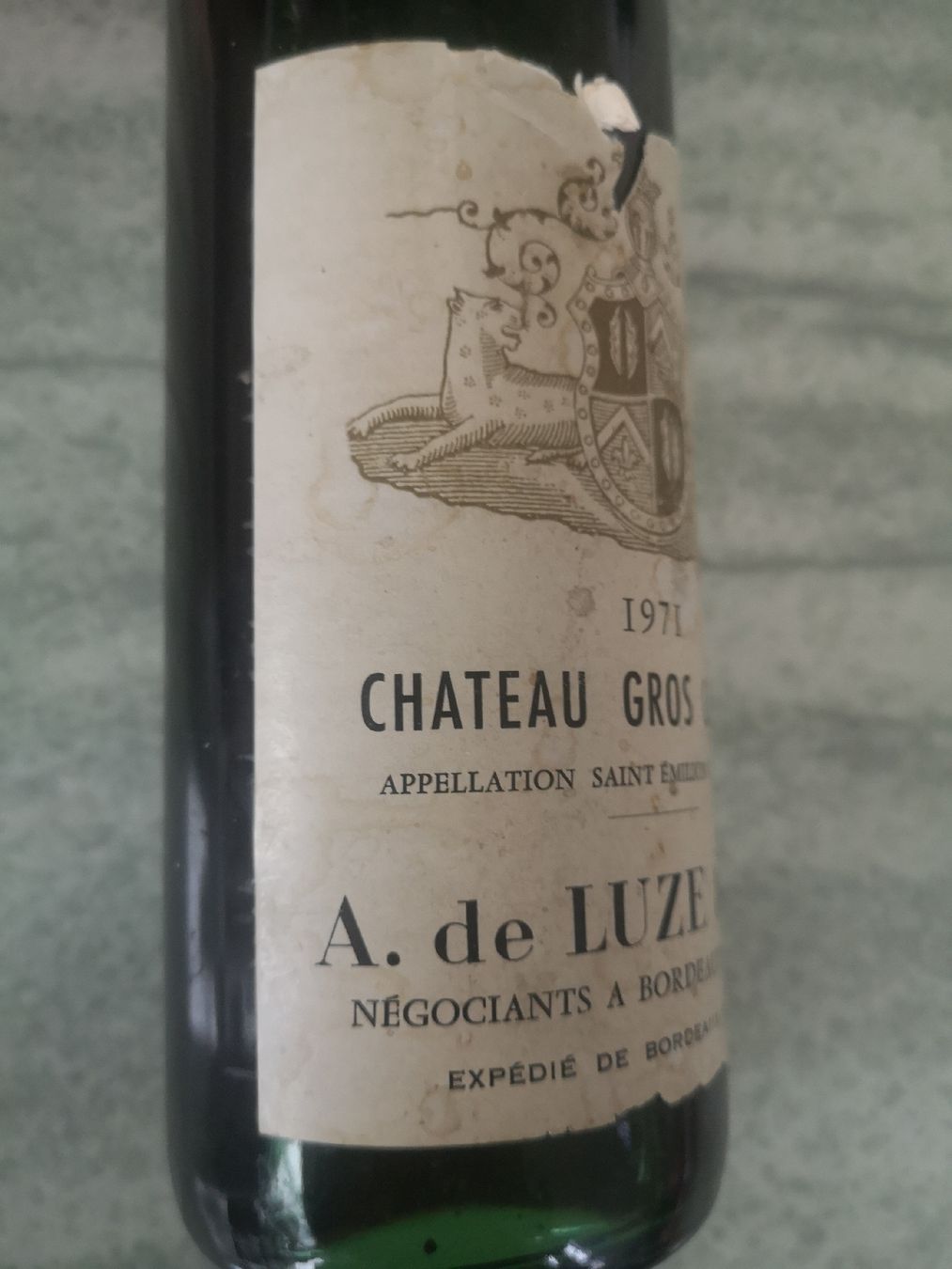 Vino: Weinflasche Rot 1971 – Usato da Tennwil venduto da Ringo10 4