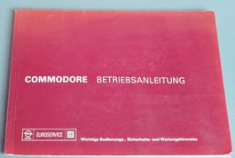 Betriebsanleitung Opel Commodore B
