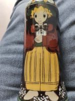 Schweizer Keramik  Flasche / Vase Tracht