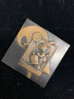 Fasnacht Basel ZUGSPLAKETTE KUPFER gross 1937