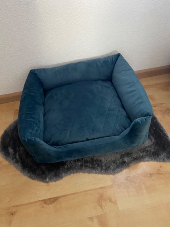 Filzball-Hundebett Aus Wolle – Regenbogenfarben, 63,5x45,7 Cm, Nachhaltig Handgefertigt