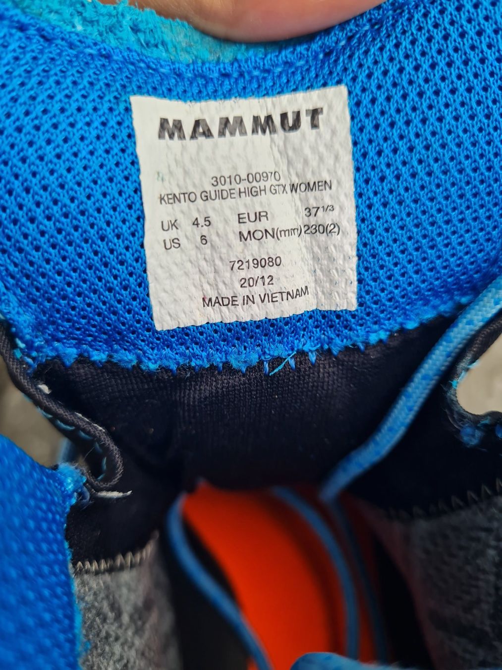 Mammut Scarpe da uomo: Wanderschuhe Mammut Grösse 37 1/3 – Nuovo (secondo la descrizione) da Montlingen venduto da jul_h9pc 4