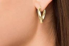 Creolen 375er Weißgold
