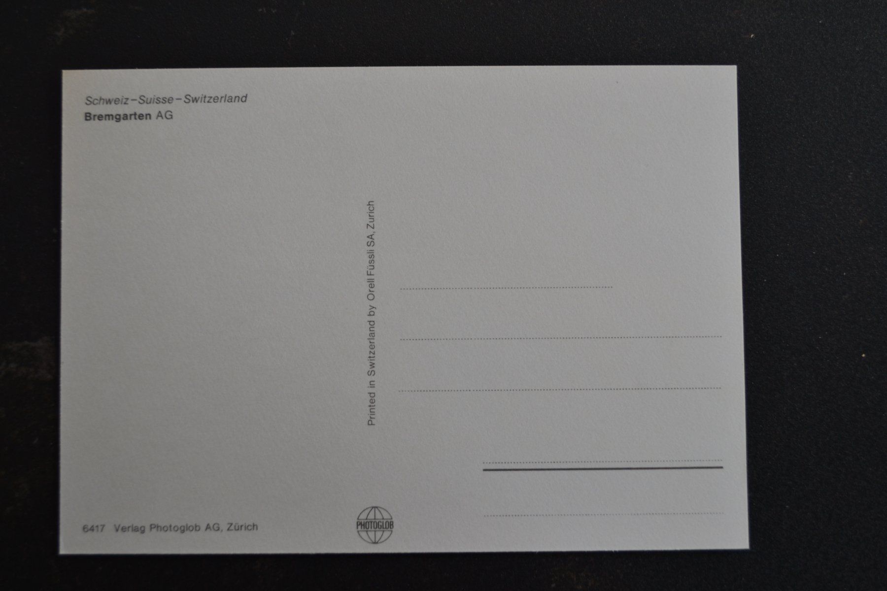 Cartoline postali: AK Bremgarten – Usato da Beinwil am See venduto da kajak55 1