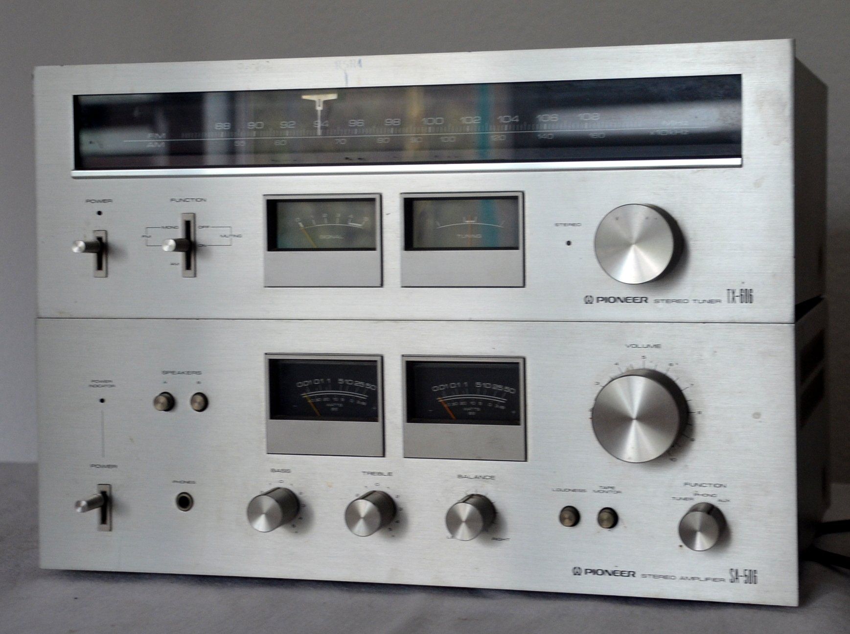 Pioneer Amplificatori: Pioneer Stereo Tuner TX-606 - Aplifier SA-506 – Difettoso da Collonges venduto da arashee 1