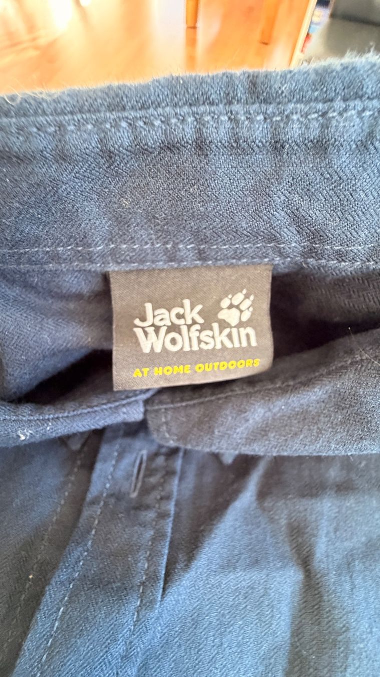 Jack Wolfskin Camicie: Hemd - JACK WOLFSKIN blau uni Gr. 3XL – Usato da Winterthur venduto da Secondhand-Family 2