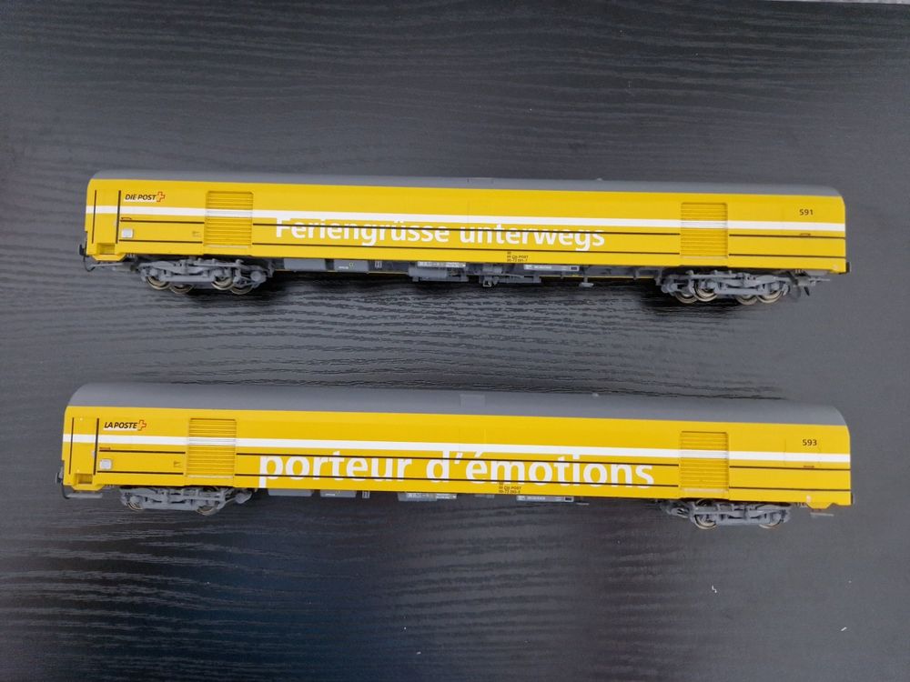 L.S. MODELS 97203 PTT 2ER SET POSTWAGEN EX SNCF EP V DC, SBB | Kaufen ...