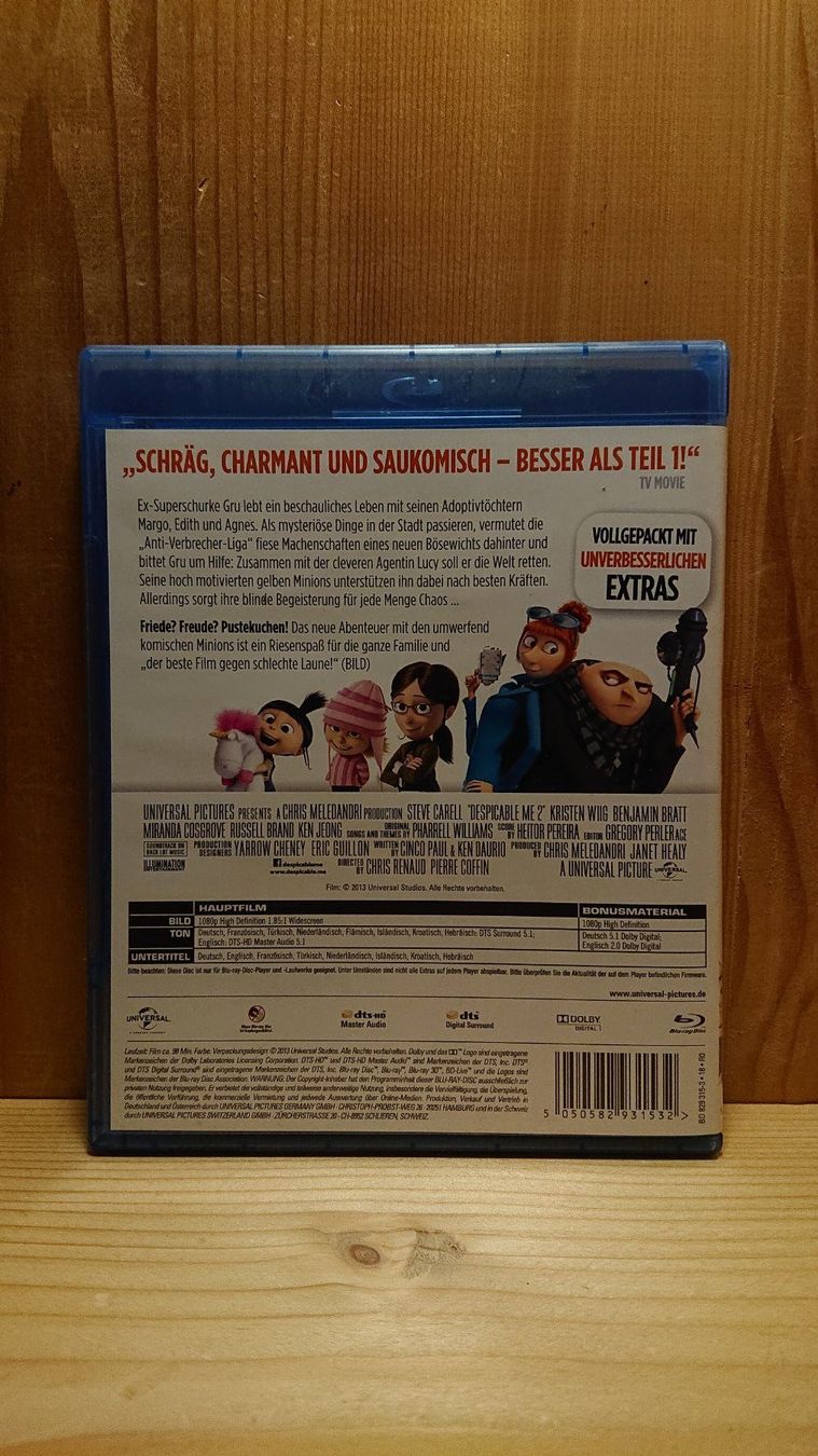 Tutti i DVDs: ICH EINFACH UNVERBESSERLICH 2 auf Blu-Ray – Usato da Wilderswil venduto da Exebub 1