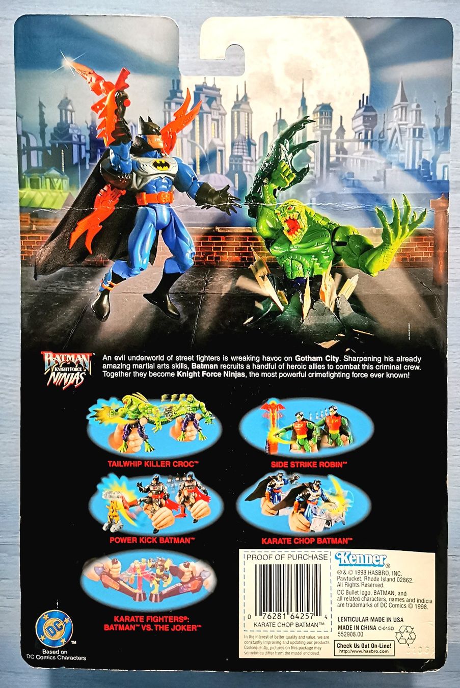 Hasbro Statuette: Karate Chop Batman 1998 Action Figur Knight Force Hasbro – Nuovo e nell'imballaggio originale da Rorschach venduto da Actionvintage789 1