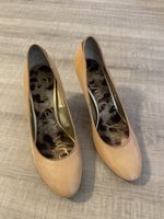 Sam Edelman Fiorenza Nude Patent Leather Heels Size 9M Summe