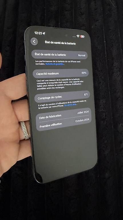 Apple Telefoni cellulari / Smartphones: iPhone 15 Pro Max 256GB Bleu Titane – Usato da Vevey venduto da doudi_t4 3