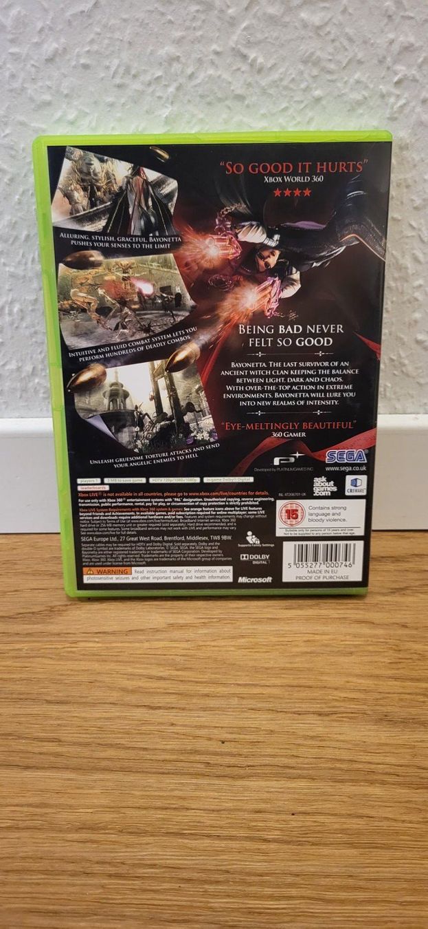 Microsoft Giochi: Xbox 360 - Bayonetta – Usato da Münsingen venduto da Heroism2010 1