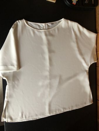 Bluse offwhite S und T-Shirt grau GAP