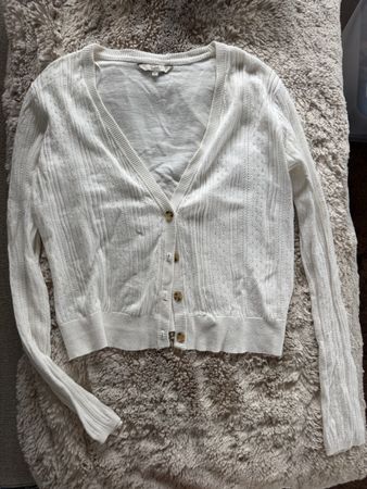Cardigan weiss gestrickt