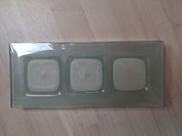 KERZENHALTER AUS GLAS