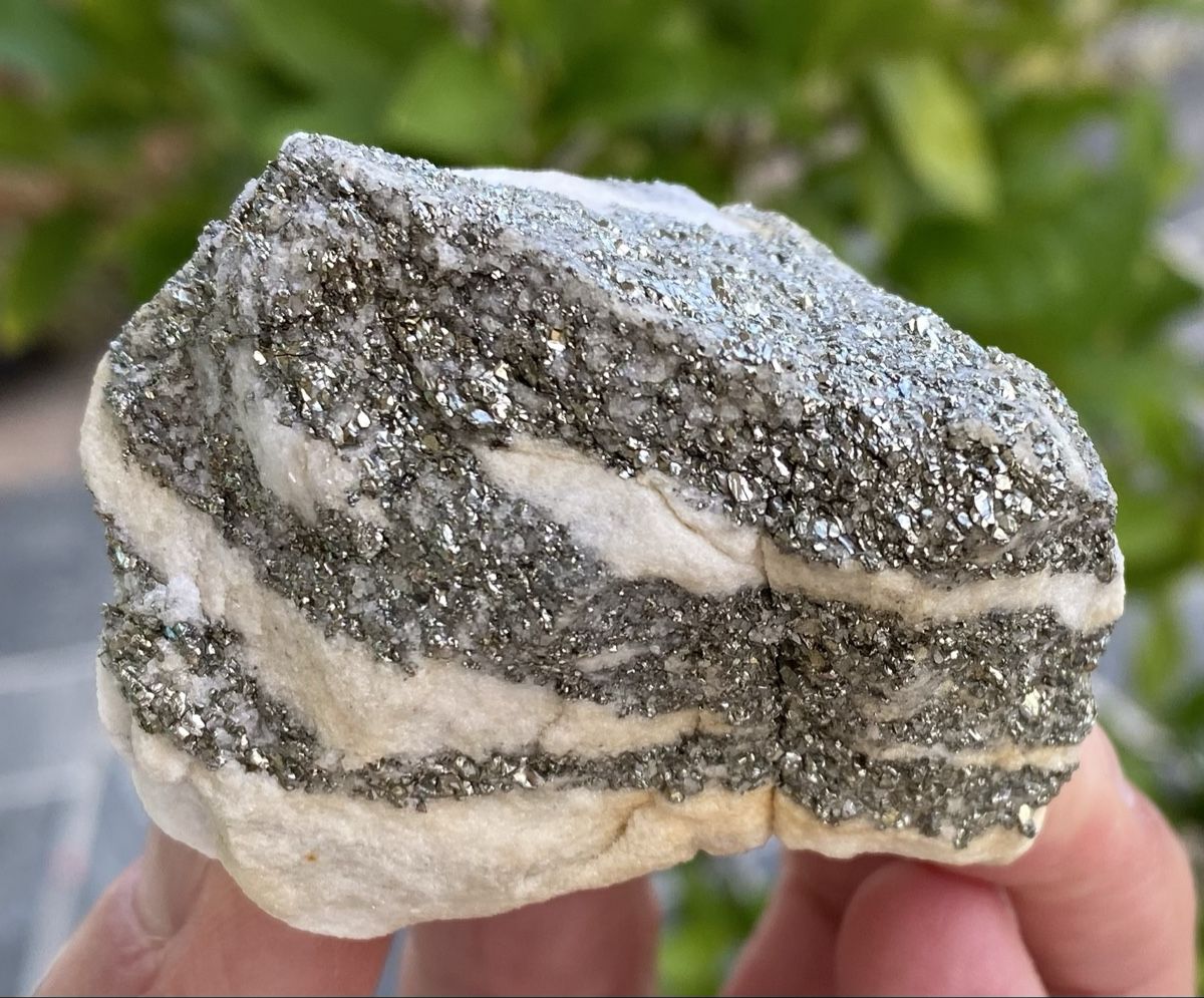 Mineralien & Heilsteine: Top Pyrit / Dolomit Lengenbach Binntal  – Gebraucht aus Selzach von 321compac