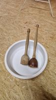 Antike Butterfässer mit Geschirr, traditionell, 31cm Durchm.