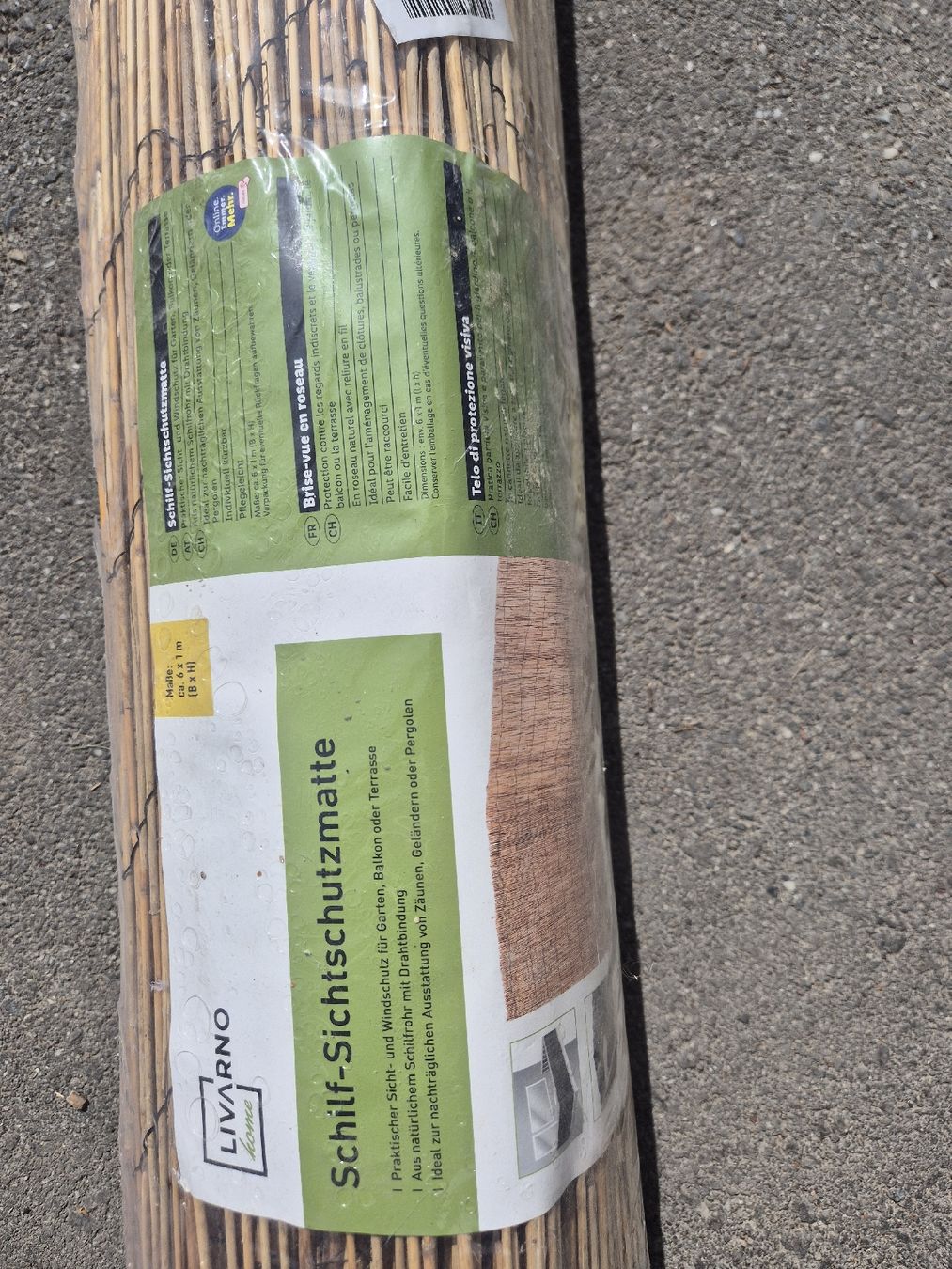 Zäune: Schilf-Sichtschutzmatte – Neu und originalverpackt aus Maladers von giu_5xvm 1