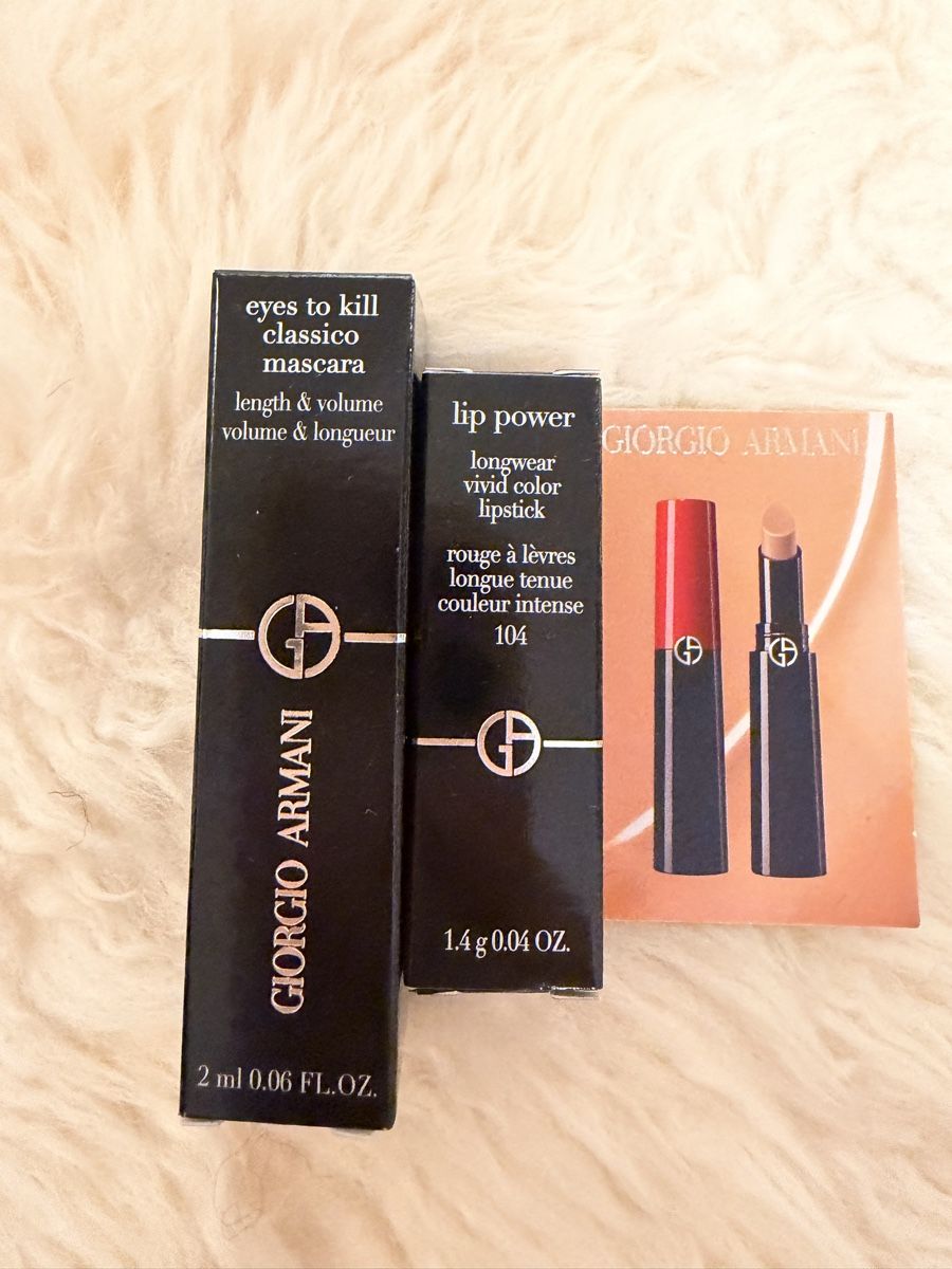 Armani Make-up: Miniatures Armani neuves – Nuovo e nell'imballaggio originale da Lausanne venduto da Meganelausanne