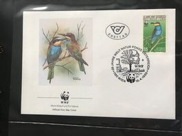 WWF Österreich 1988 Bienenfresser Ersttagsbrief 1