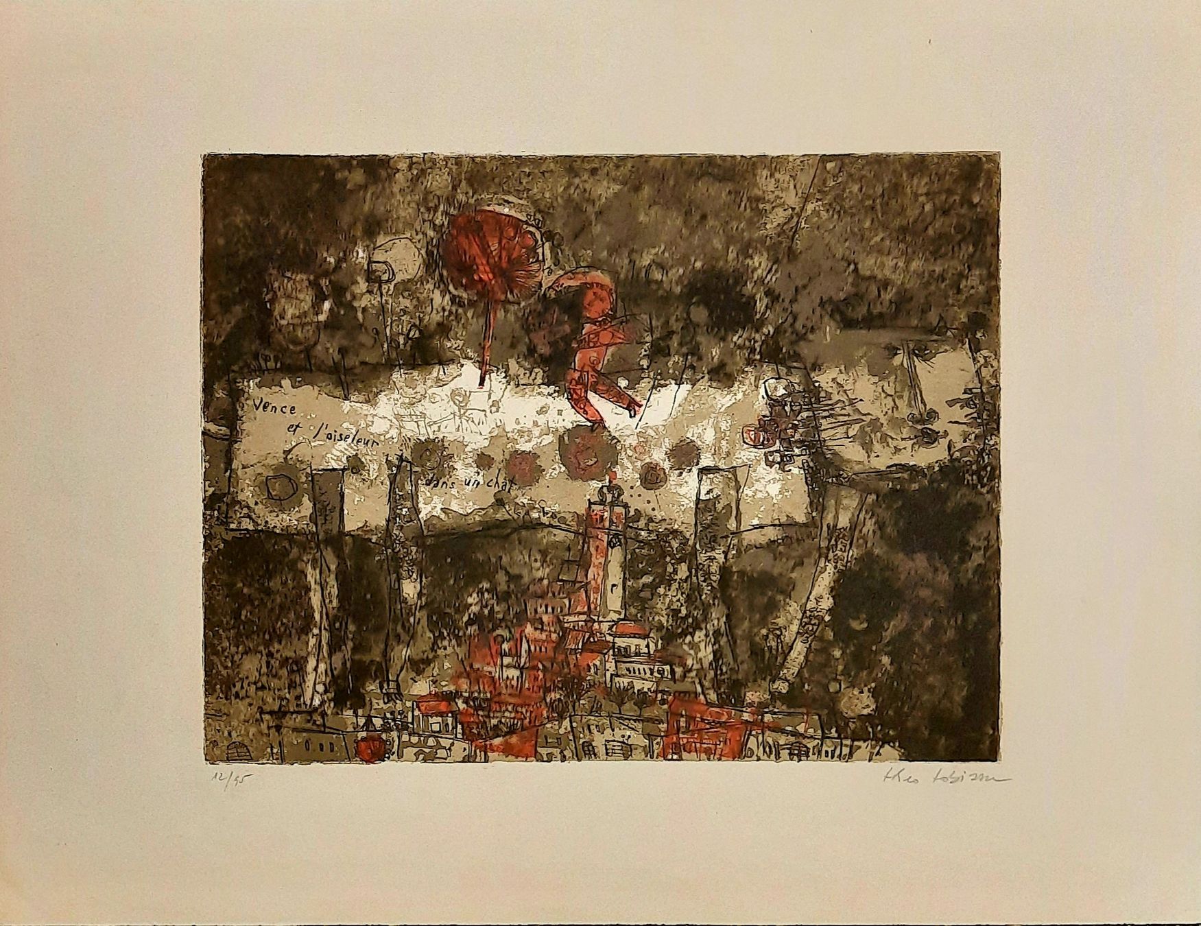 Grafica & Litografie: THEO TOBIASSE  1927 - 2012 – Usato da Genève venduto da Enigme8