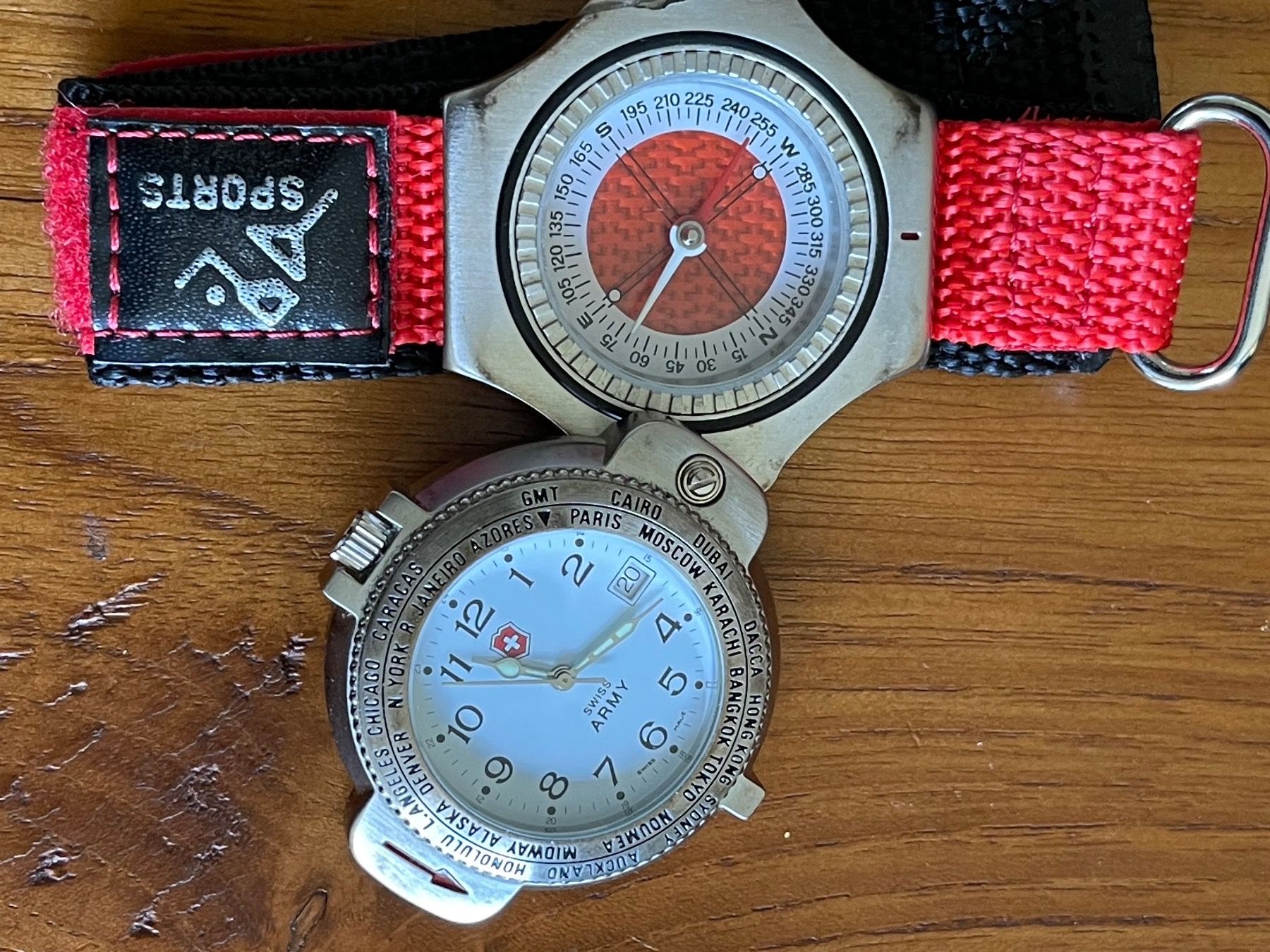 Michel Jordi Orologi: Zeno Swiss Army Armbanduhr mit Kompass – Nuovo (secondo la descrizione) da Hessigkofen venduto da lamdanreisen 1