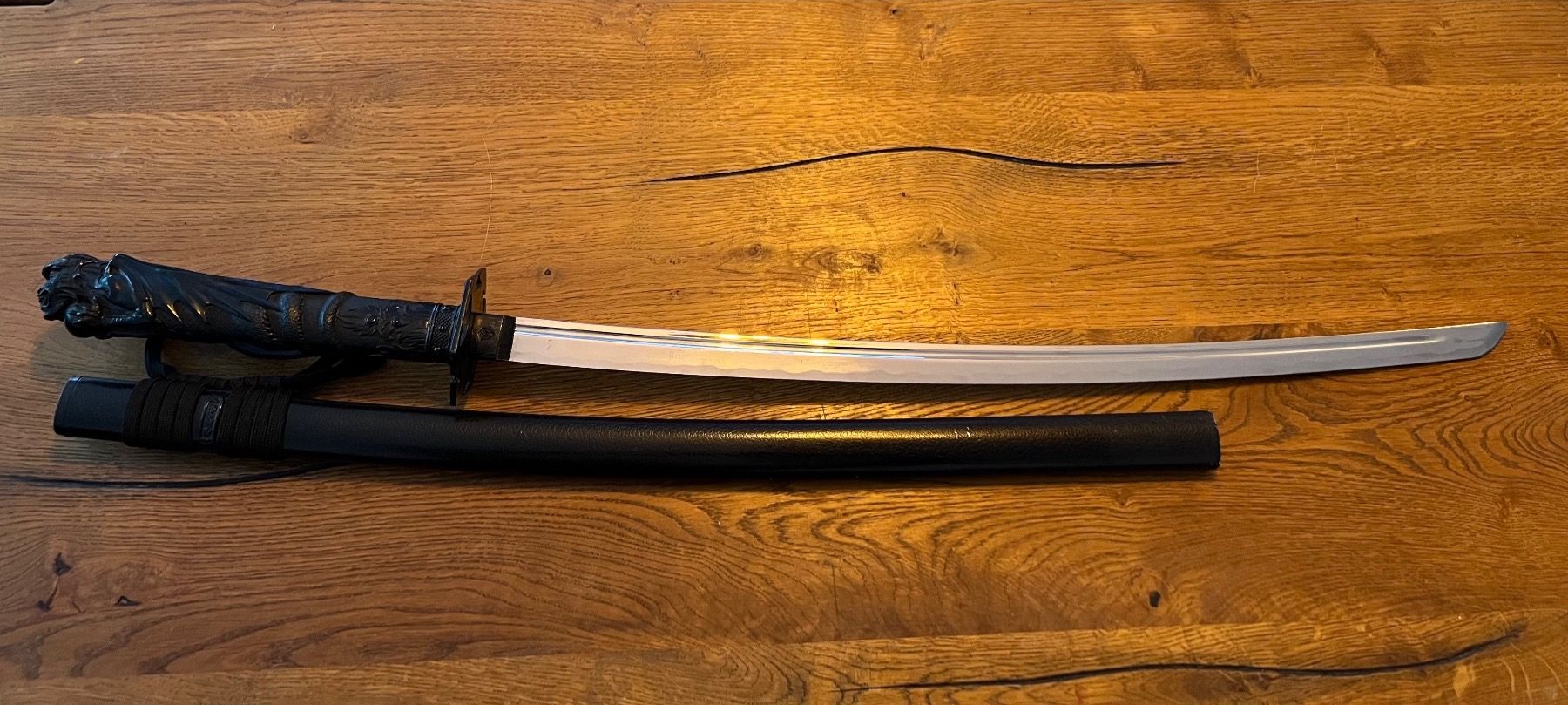 Internationale Kunst: Katana Toledostahl Handgeschmiedet – Gebraucht aus Fehraltorf von flo0606 4