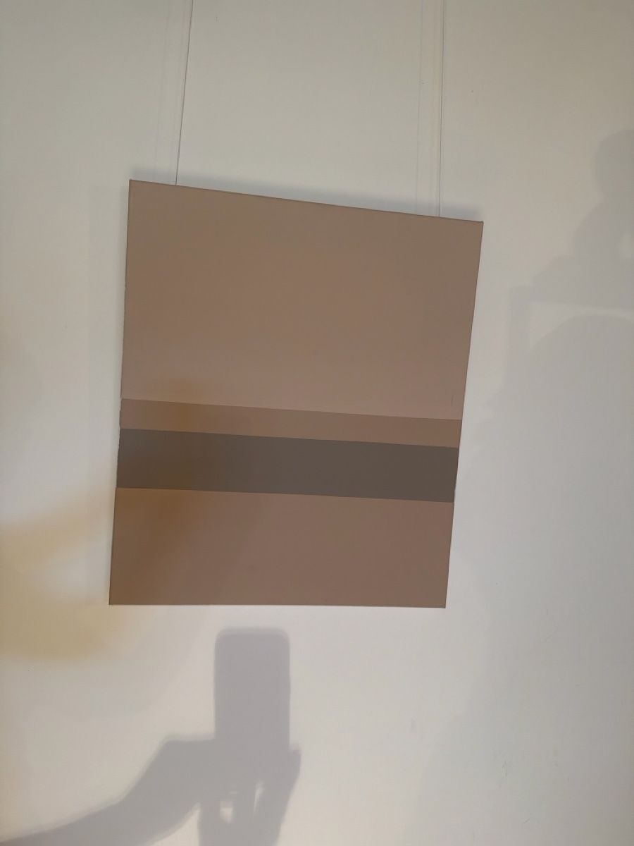 Posters & Illustrations: Abstraktes Bild gemustert rot beige  – D'occasion à Oberwil b. Zug par hallihallo12 2