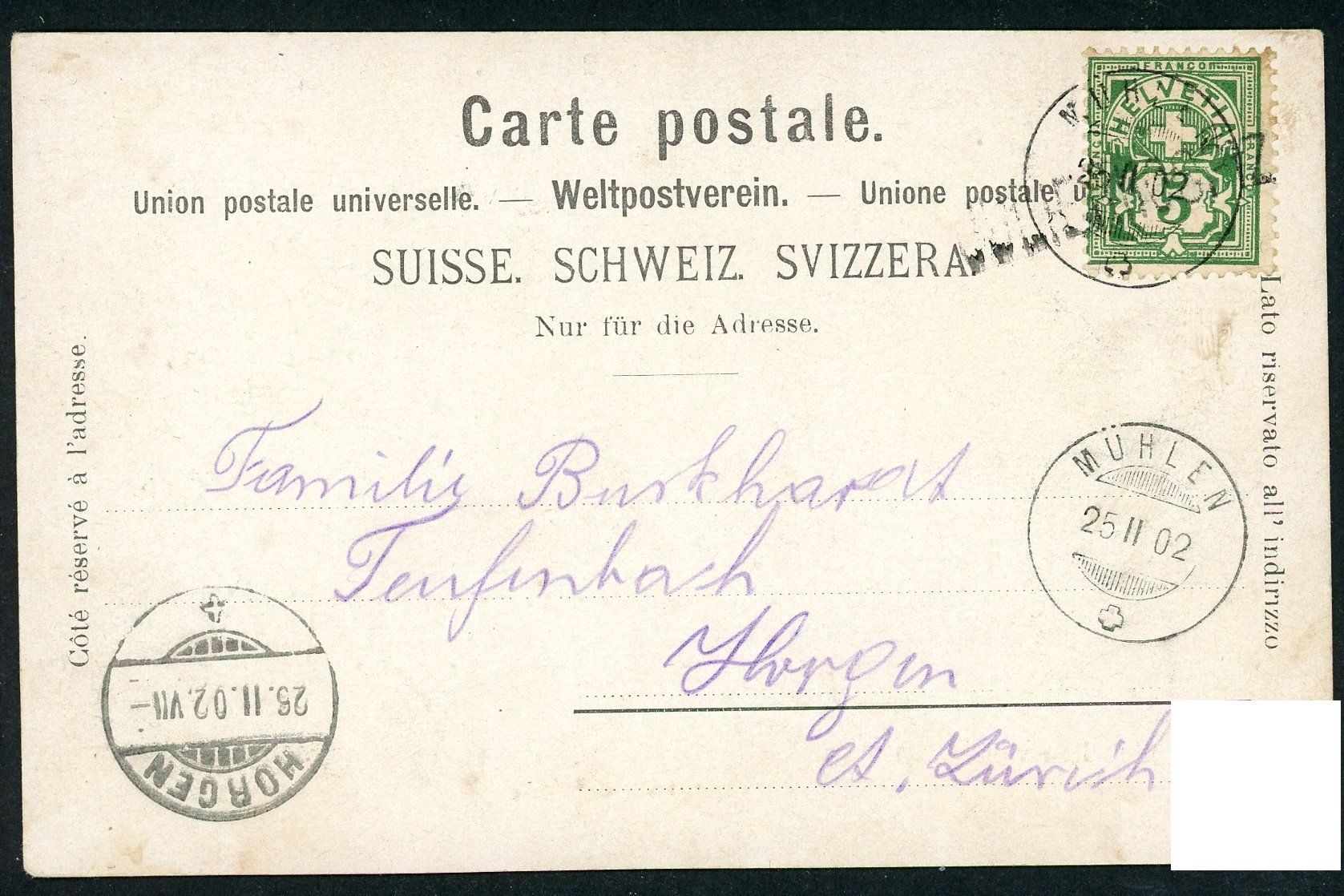 Ansichtskarten: "Das Julier Hospiz" von C. Spinas. – Gebraucht aus Opfikon von webstar30 3