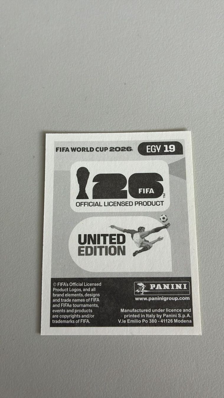 Panini Carte collezionabili: Carte panini 2026 - EGY 19 – Nuovo (secondo la descrizione) da La Neuveville venduto da Ibo2300 1