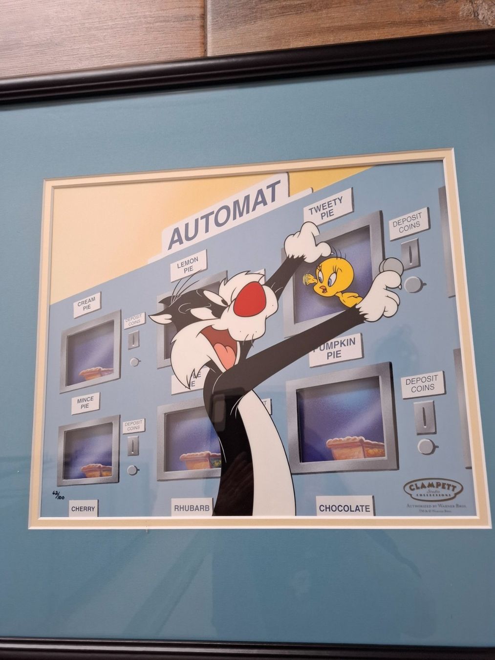 Dipinti: Sericel dessin animé tableauTweety Pie – Usato da Saxon venduto da 2005sylvester 5
