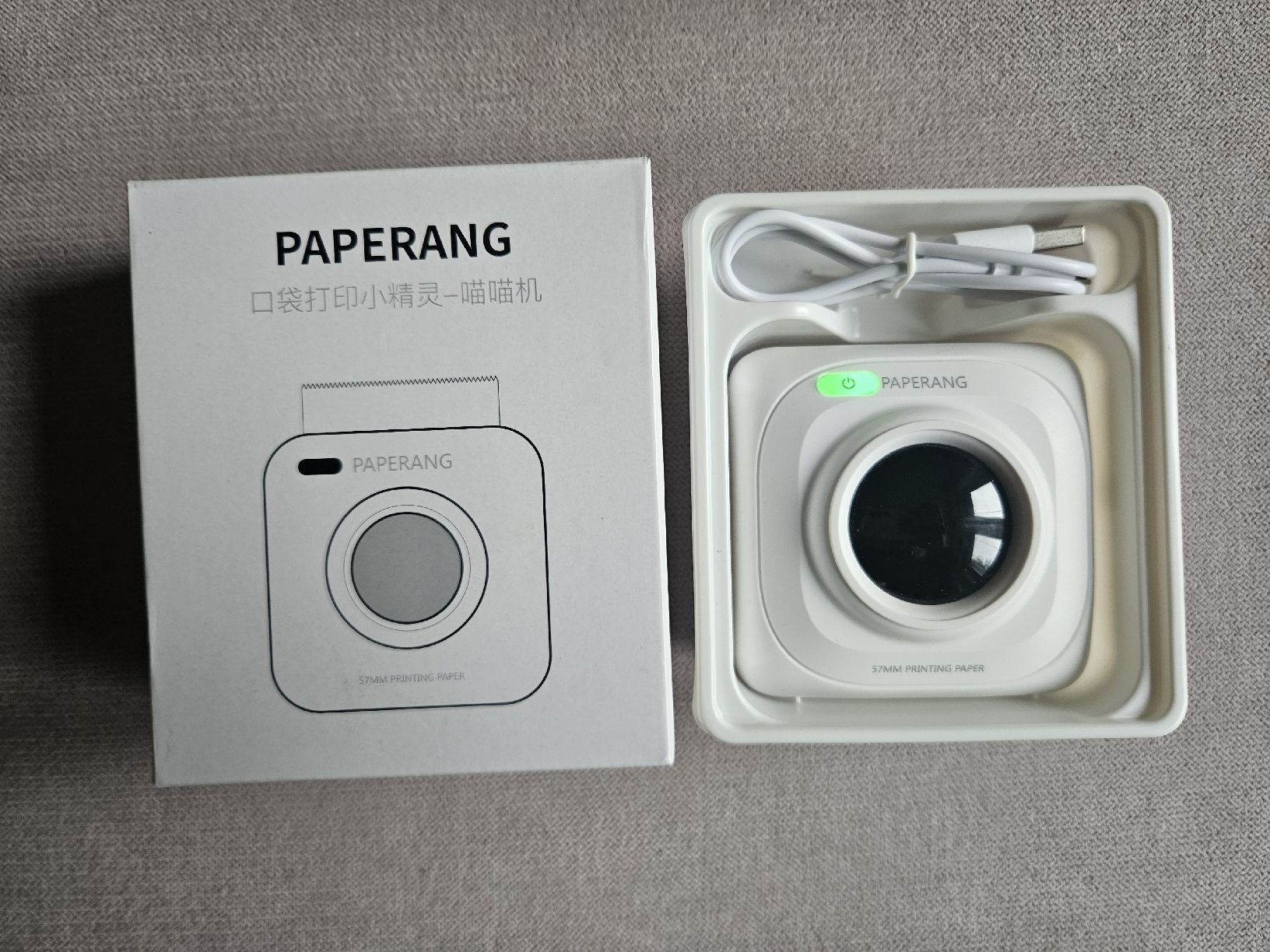 Drucker: Paperang Pocket Printer with Bluetooth + 3 refill rolls – Gebraucht aus Zürich von za.Sophia 1
