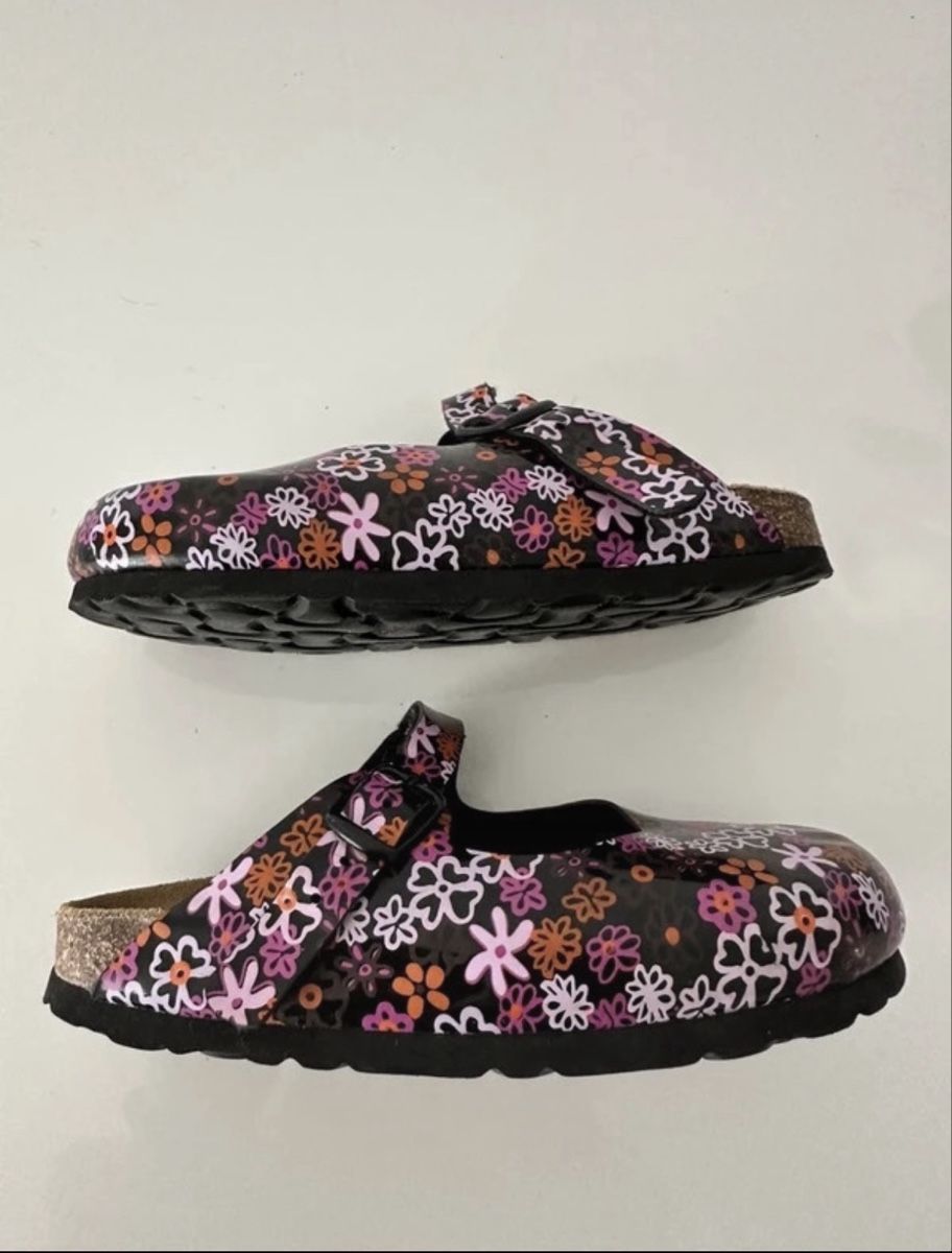 Scarpe per ragazze: Funky mädchen Hausschuhe clogs blumenmuster schwarz 30 – Usato da Walzenhausen venduto da auw_sx8w 2