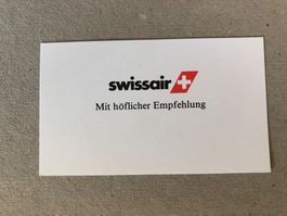 Seltene Swissair Briefkarten ungebraucht, Vintage Design