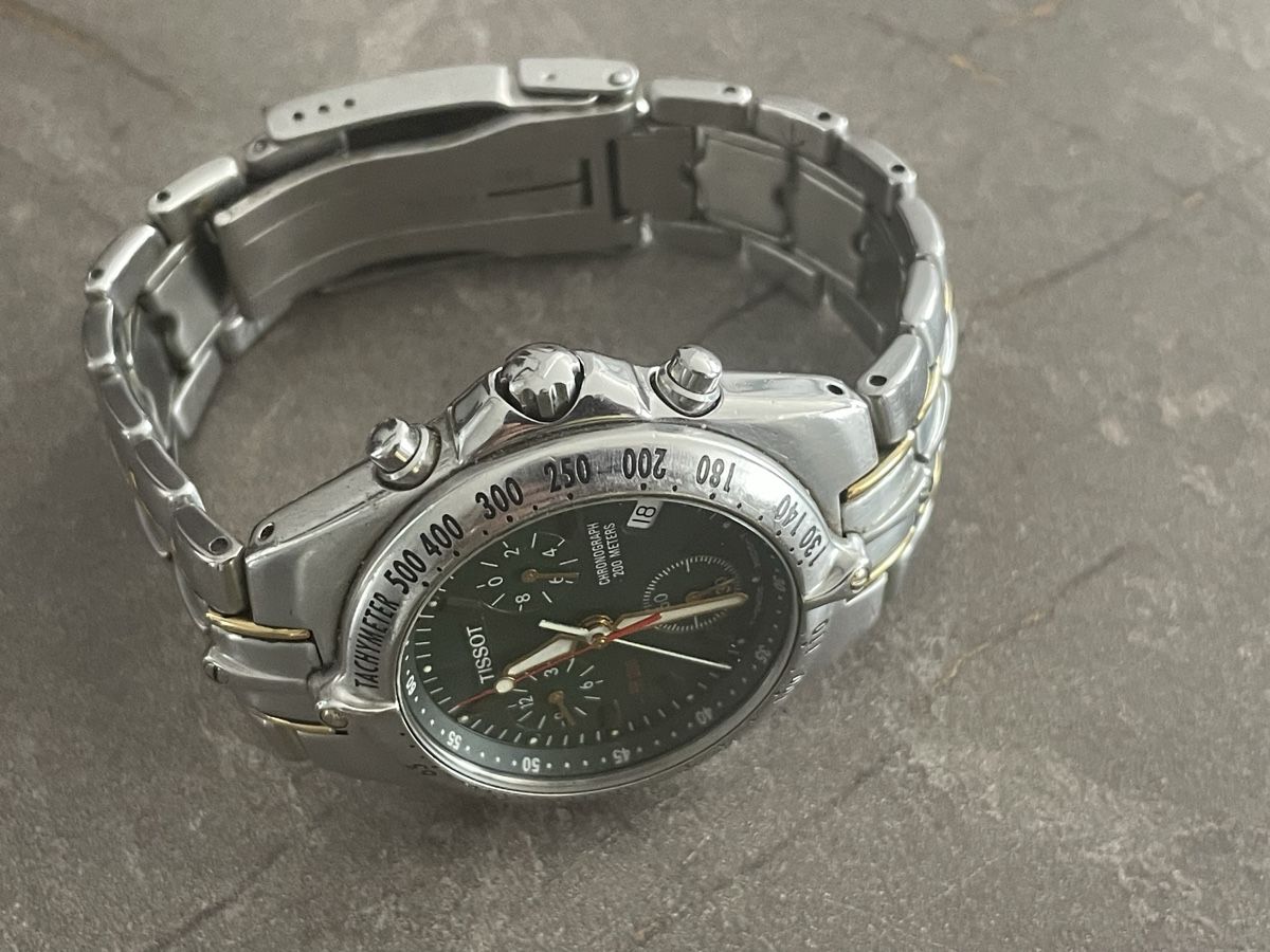 Tissot Orologi: Montre Tissot PR 200 Chronograph Acier – Usato da Worben venduto da benit.drn 2