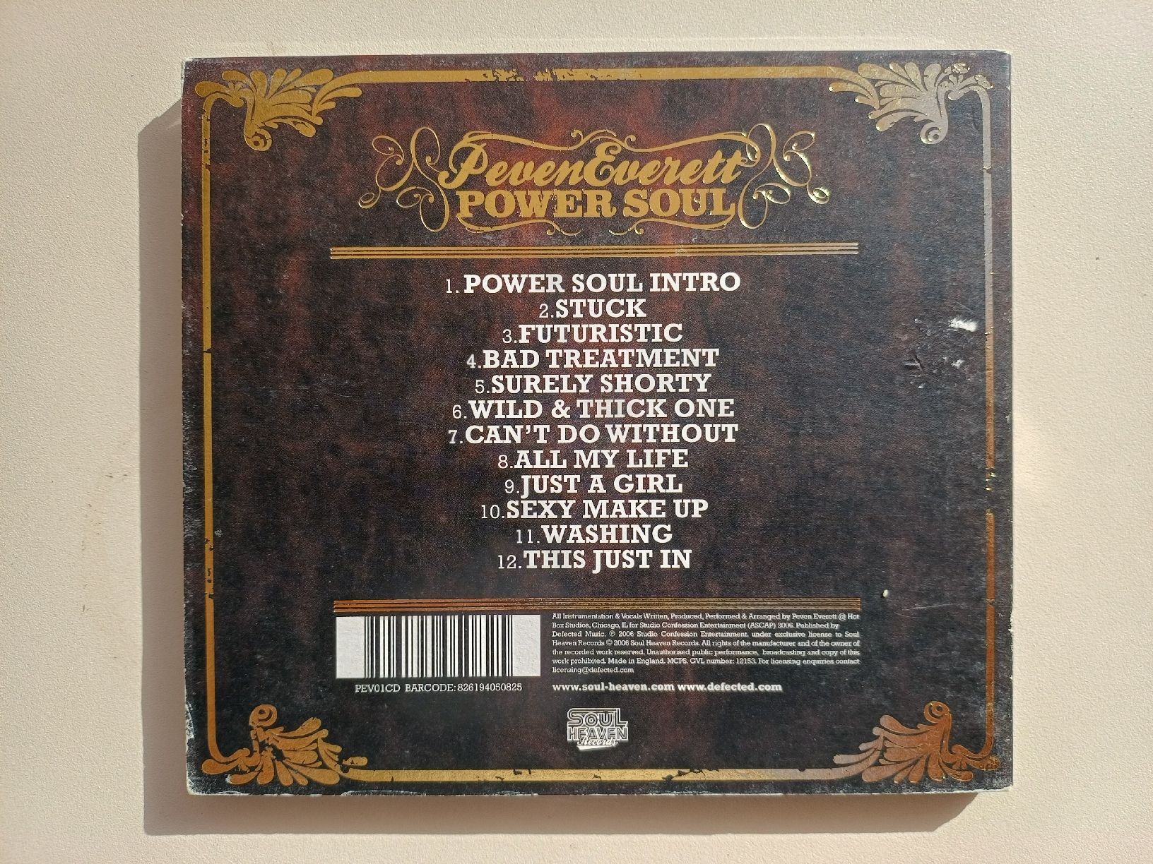 CD: Peven Everett "Power Soul" CD digi – Usato da Begnins venduto da Drastic-Sound 1