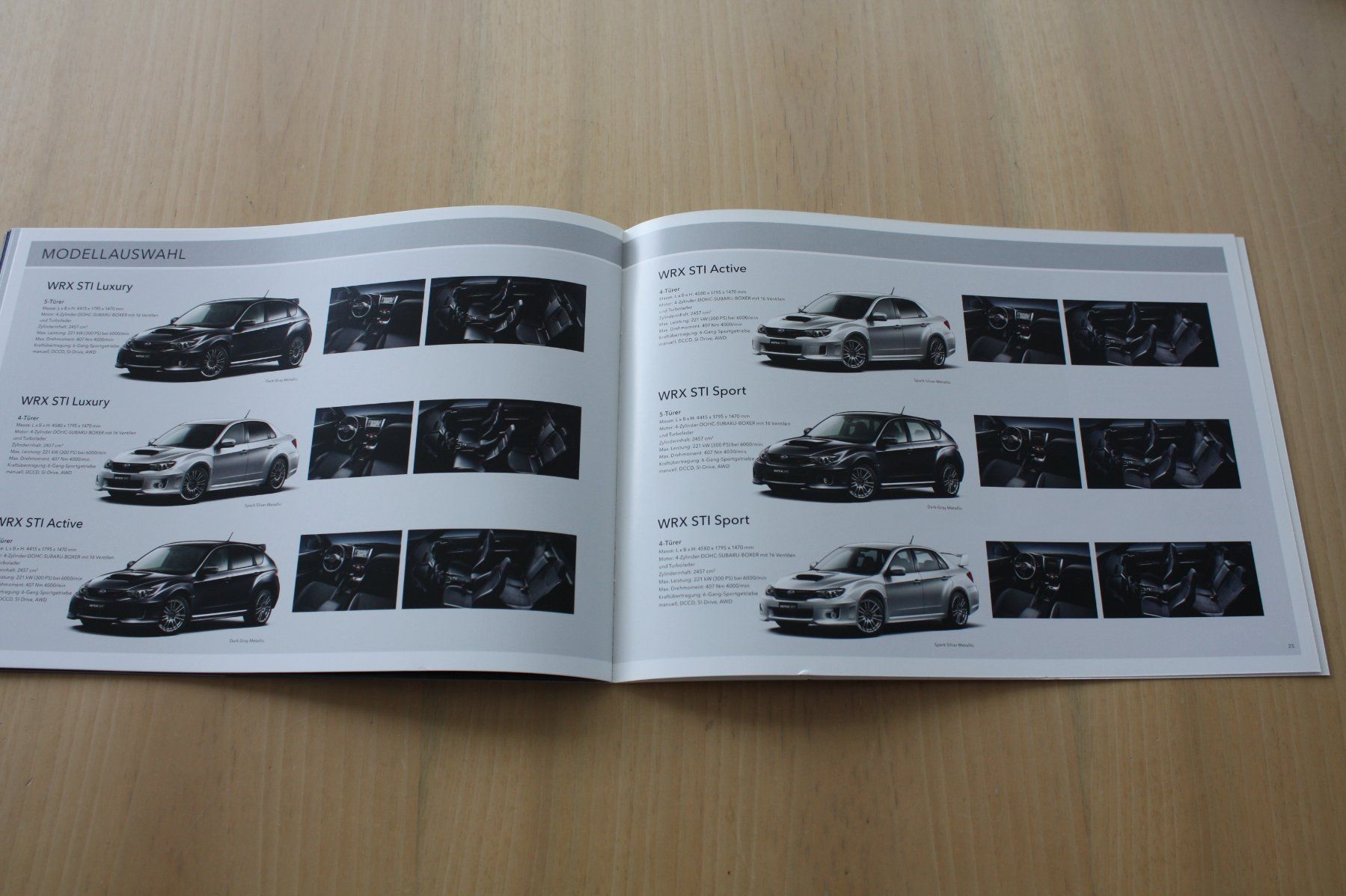 Subaru Documenti: Subaru WRX STI CH-Broschüre 2011 – Usato da Wikon venduto da erwin400 9