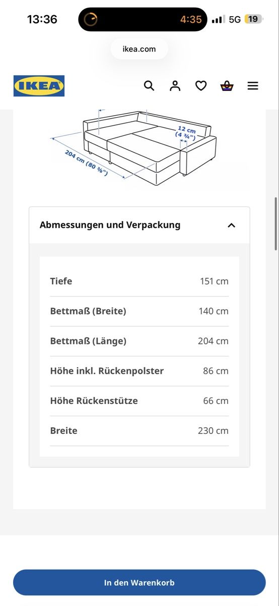 Ikea Sofas: FRIHETEN Eckbettsofa dunkelgrau mit Bettkasten – Gebraucht aus Luzern von rox_j92m 3