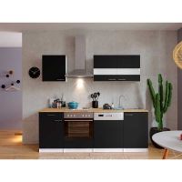 009 Küchenzeile Singleküche 220cm W/S - Küche Einbauküche