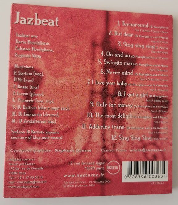 Jazbeat – Jazbeat (CD, Digipack) | Acheter sur Ricardo