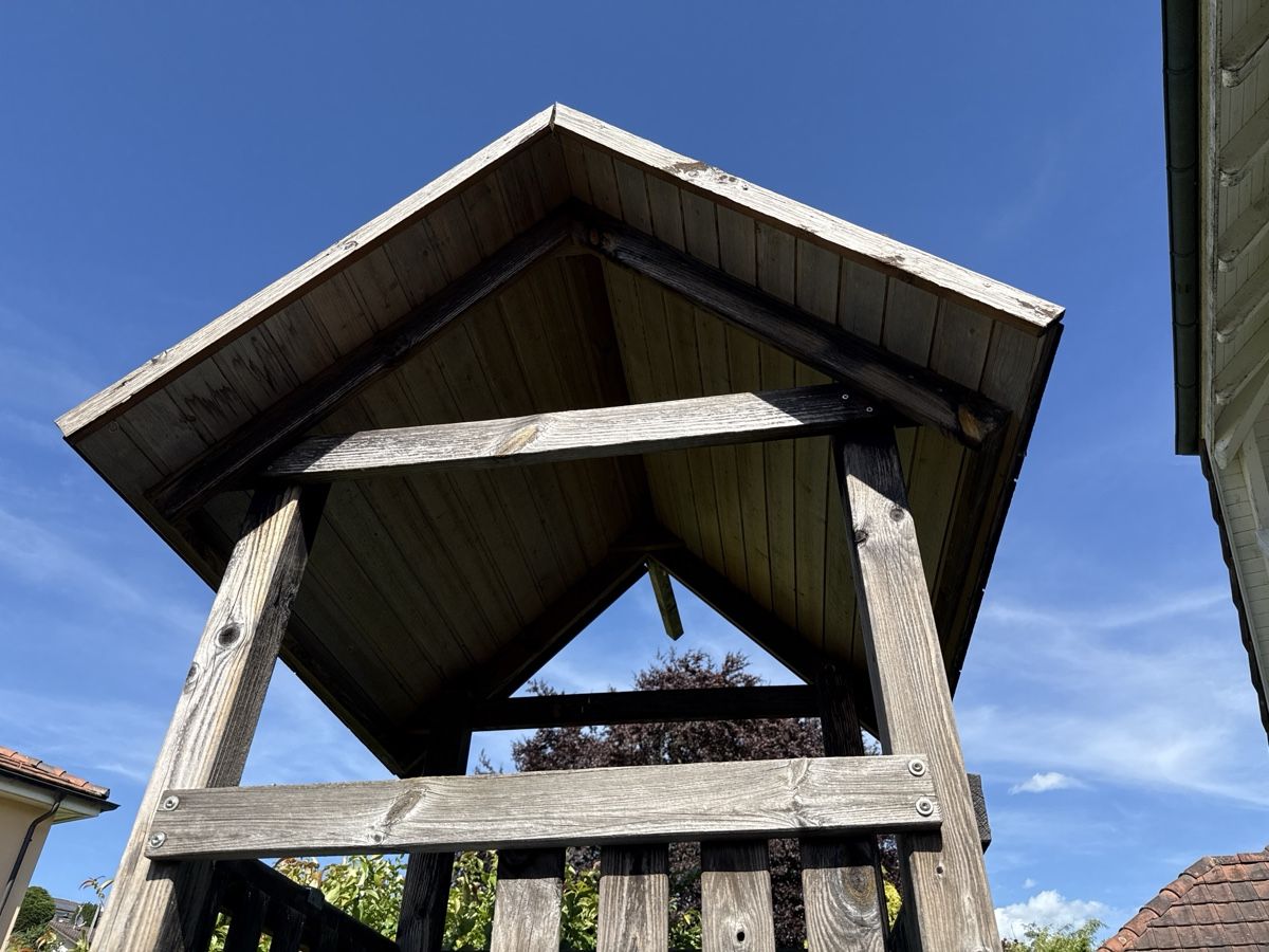 Casette per bambini: Holzspielturm mit Rutsche – Usato da Büsserach venduto da maaggi 4