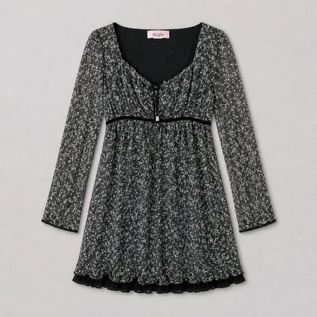 Linea Tessini Kleid Gr. 36 geblümt Boho Hippie Coachella