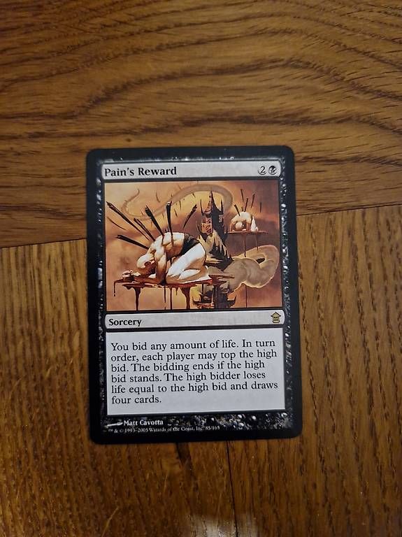 Carte collezionabili: Mtg Pain's Reward – Usato da Sennhof venduto da Thorgal77