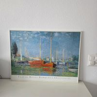 Claude Monet Barques a Argenteuil Bild gerahmt 46x31cm