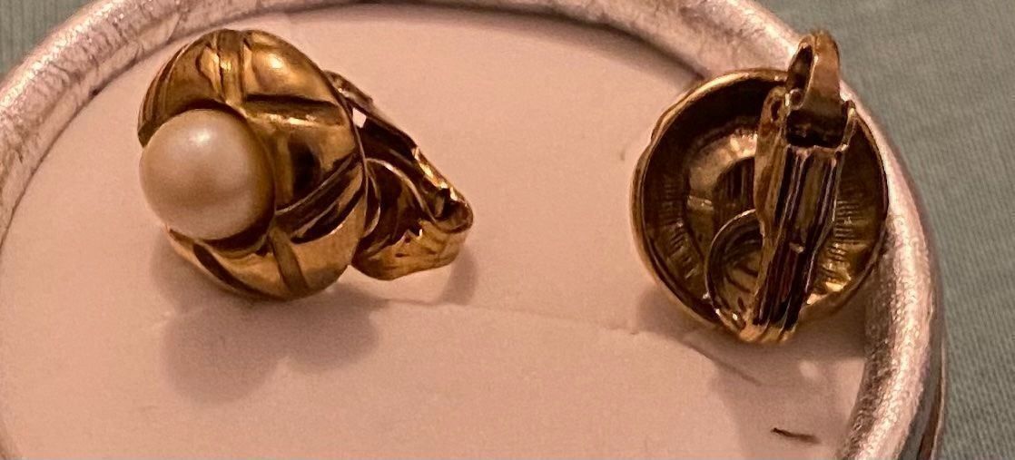 Orecchini pendenti & Orecchini a lobo: Vintage Ohrclips – Usato da Pfungen venduto da Outlet64 1