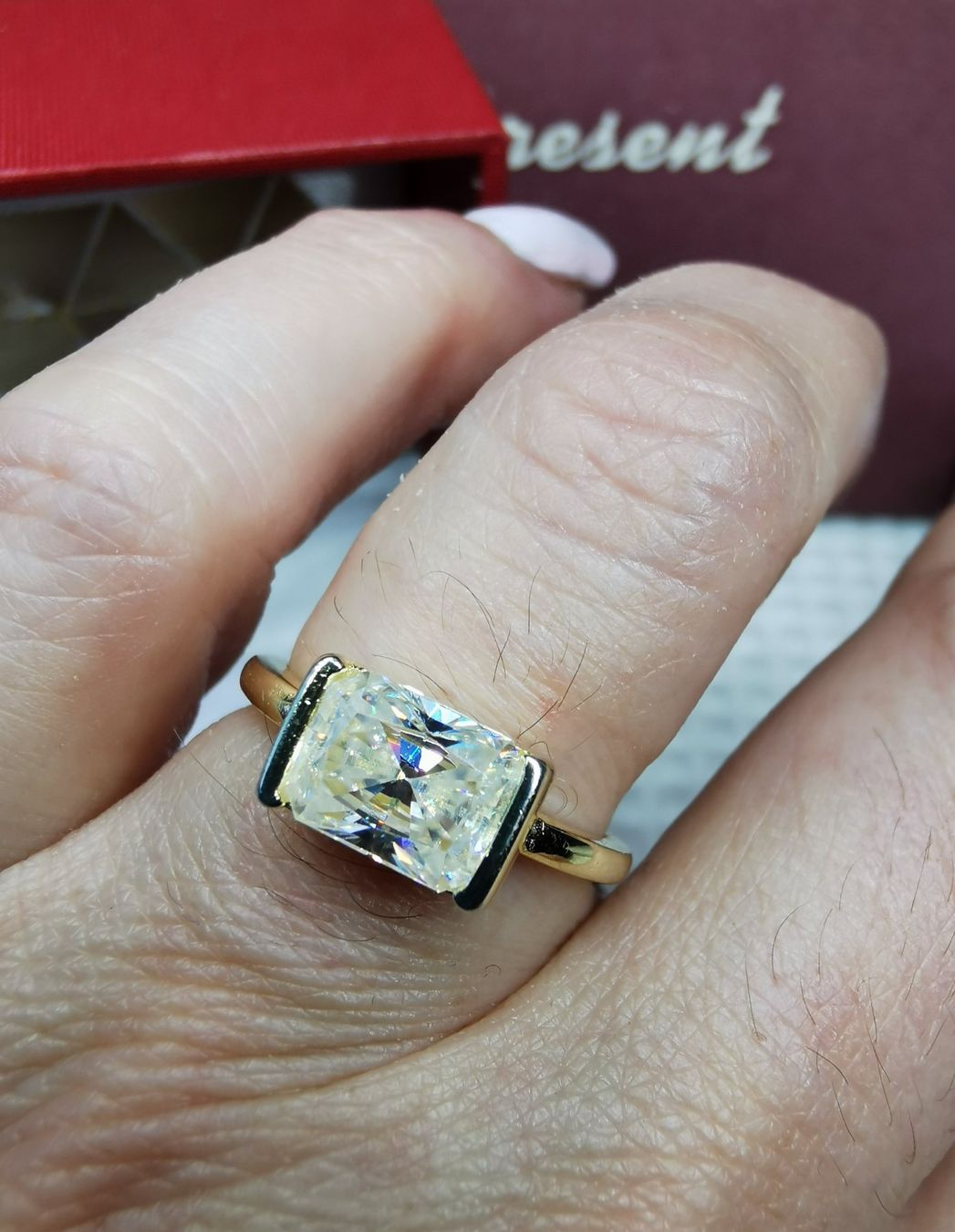 Anelli: Bague argent avec diamant de moissanite de 2 ct GRA – Nuovo e nell'imballaggio originale da Reconvilier venduto da Tsma67 5