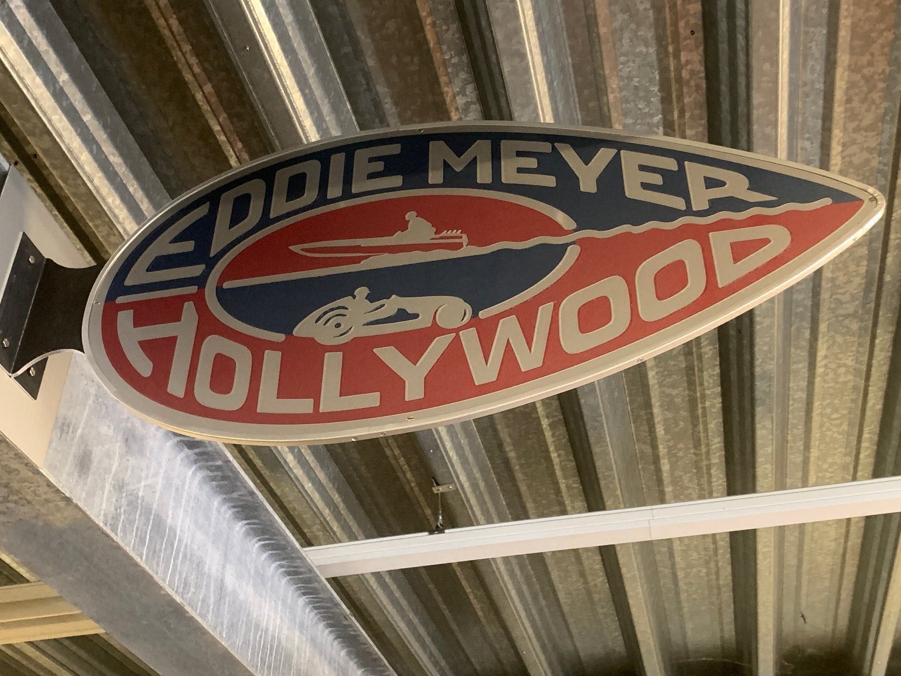 Insegne: Flaggentafel Eddie Meyer Hollywood – Usato da Ottikon venduto da Hogdog 1