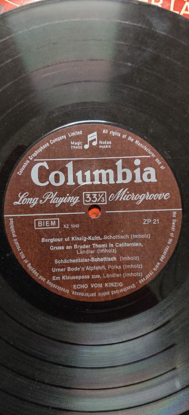 Schallplatten: Schallplatte "Echo vom Kinzig" – Gebraucht aus Erstfeld von Bini-CH 1